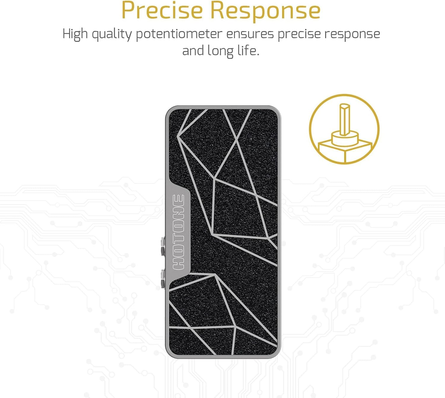 HOTONE 2 in 1 Passive Expression Footswitch EXP Pedal Ampero II Press - Ampero Press 2 In 1 image number 2