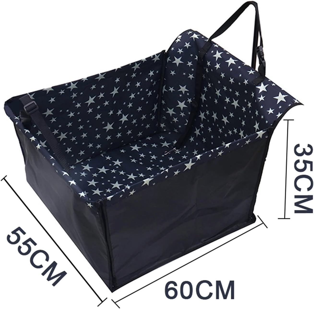 Dog Car Seat Cover Car Seat Covers for Dogs Car Seat Kennel Protectors Folding Dog Bag Baskets Dog Hammock(Size:Purple) image number 2