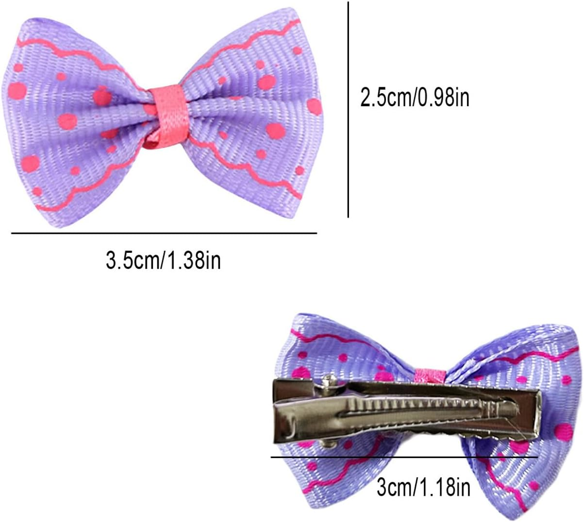Dog Hair Bows Hairpin Pet Hair Clips Pet Flower Hair Clips Puppy Hair Bows Puppy Pet Hair Accessories Bow Grooming Products image number 6