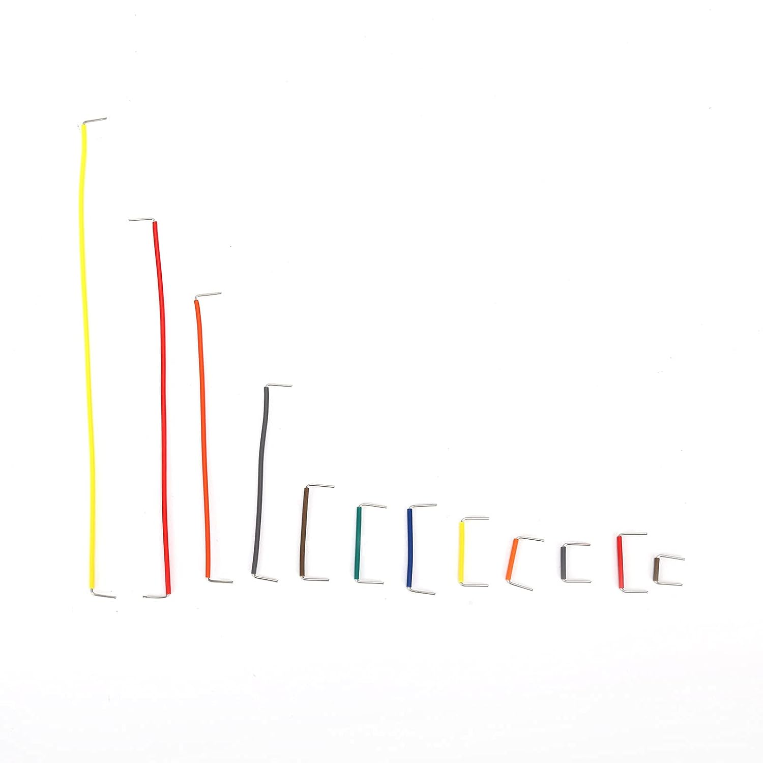 Haofy Conductive Jumper Wire Kit - 840Pcs Colorful Pins for Electronic Components, Computers, and PCB Engineering Projects image number 5