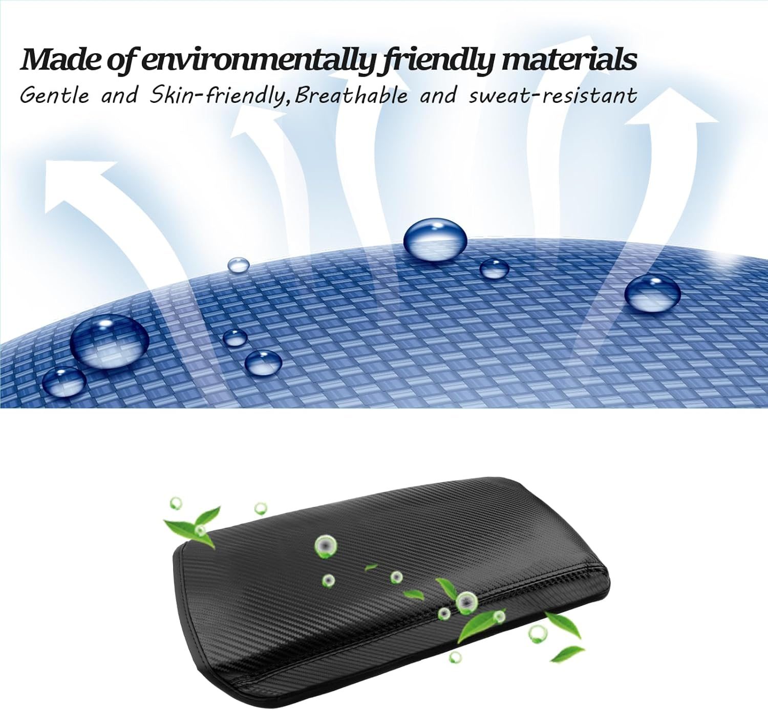 SKTU for 2019 2020 2021 2022 2023 2024 Mazda 3 Mazda3 Center Console Cover 2023 2024 Mazda3 Armrest Pad 2024 Mazda3 BP Seat Box Cover Automotive Car Center Console Soft Cushion (Carbon Fiber) image number 1