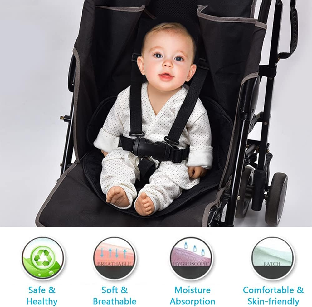 Piddle Pad Kids Dry Seat Pad Waterproof Seat Protector Toddlers Potty Training Pads for Stroller Car Safety Seat Dinning Chair image number 5
