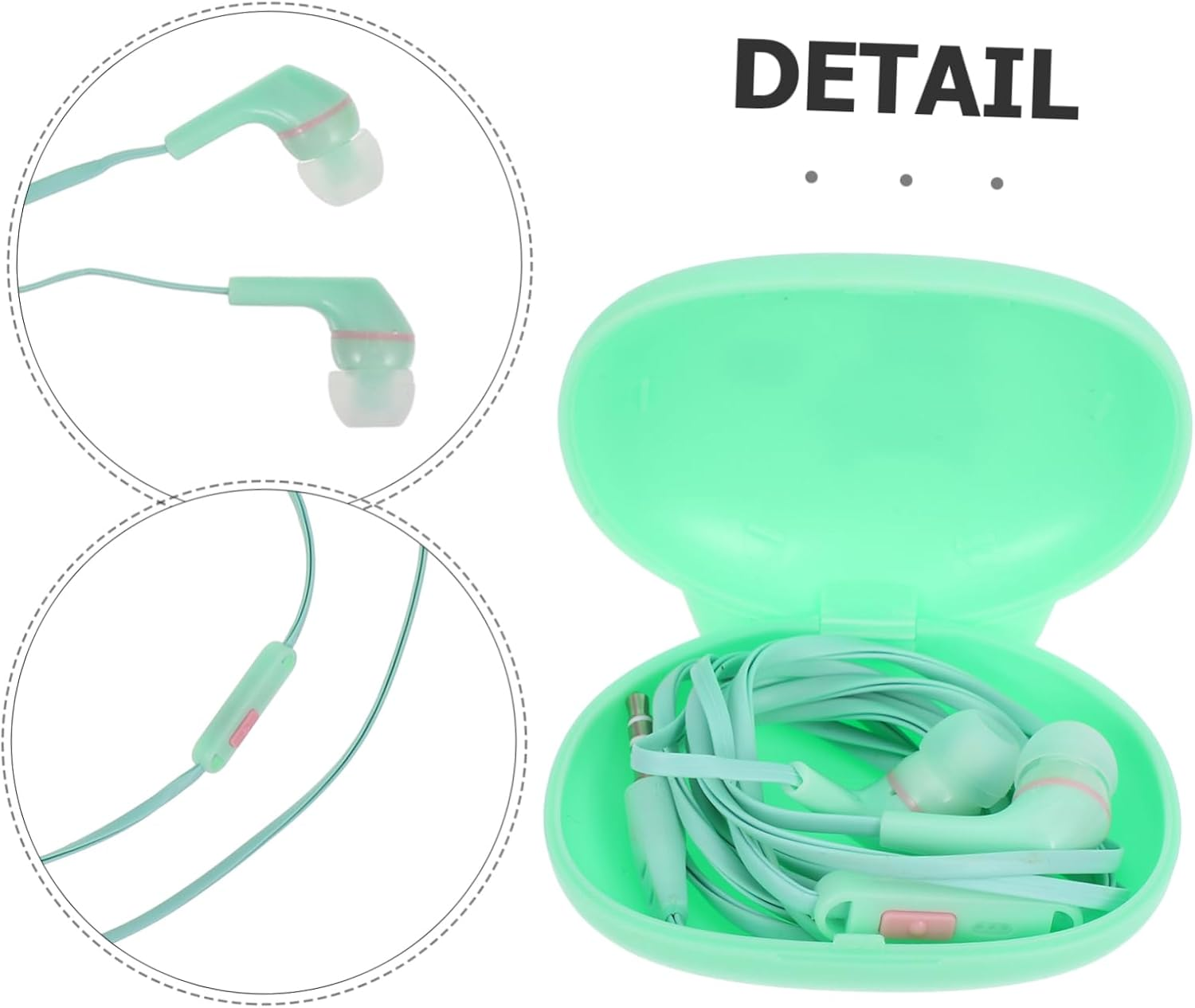 EPIGEIST Ear Earphone Earbuds High Sound Quality Corded Headphone for Phone Accessories Suitable for Huawei Phones Corded Headset for Daily Use image number 4