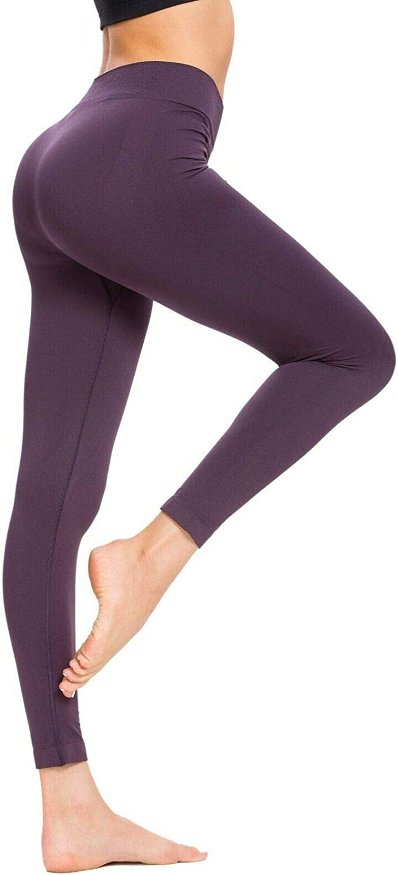 Women Workout Yoga Leggings High Waist Floral Fragrance Compression Tummy Control Pants