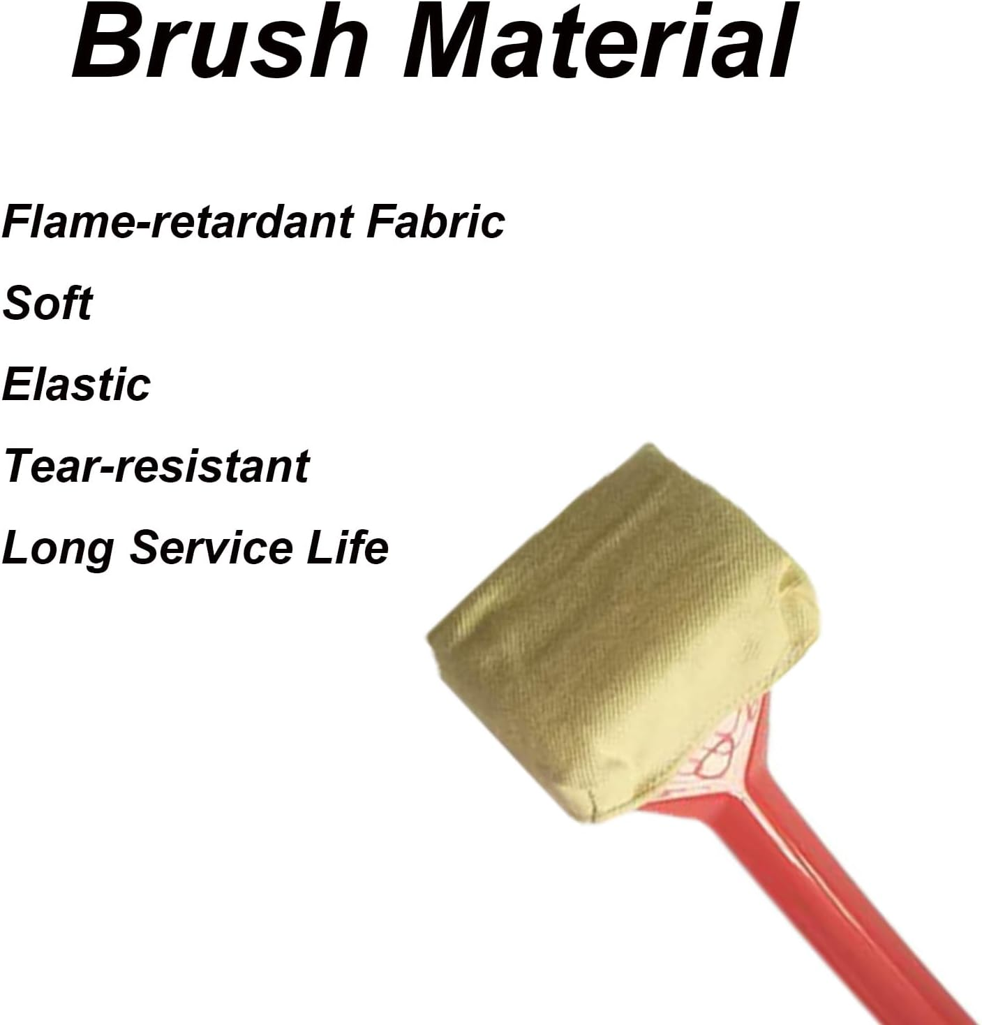BBQ Cleaning Brush, Brushless Flame-Retardant Fabric Outdoor Grill Cleaner Handheld Barbecue Cleaning Scrubber for Home Kitchen Camping BBQ