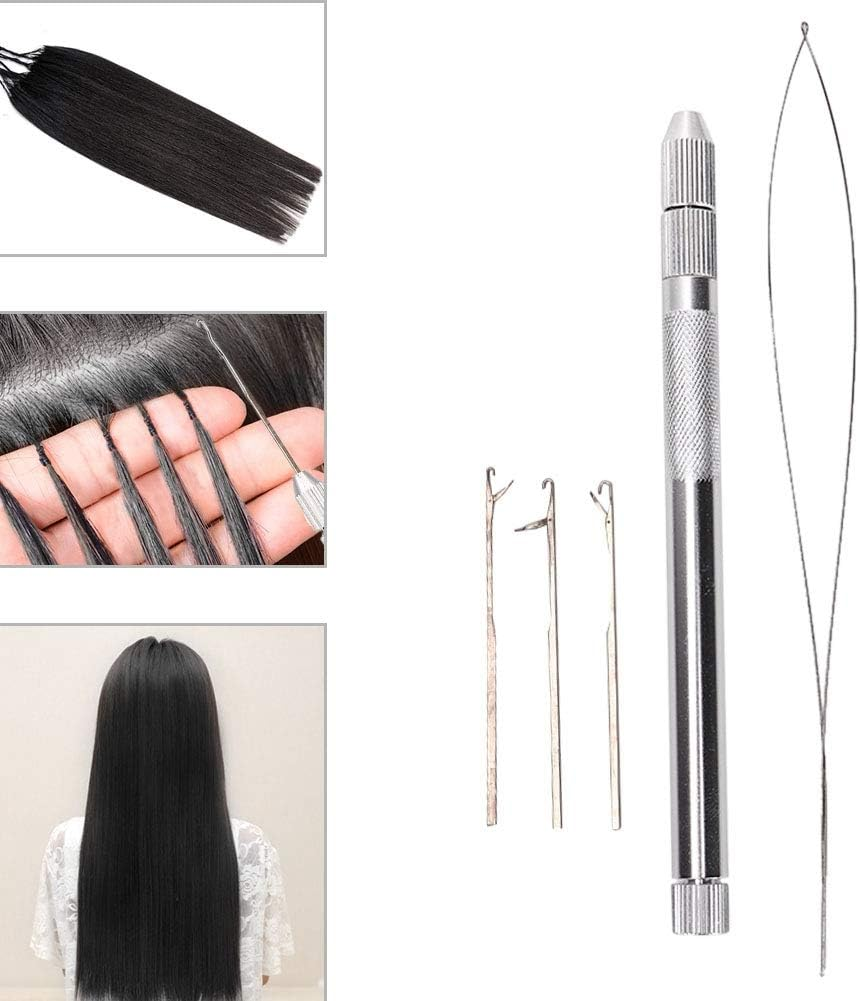 Hair Extension Threader, Pulling Loop Needle, Practical Pulling Needle, for Hair Girls image number 5