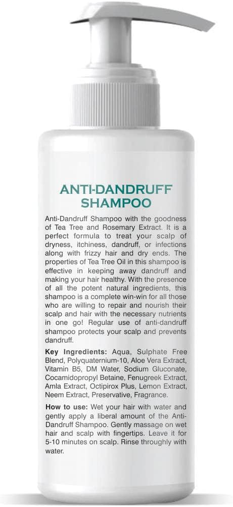 Earth Science Ayurveda anti Dandruff Shampoo with Tea Tree & Rosemary No SLS, Paraben Men or Women 200 Ml Pack of 1 image number 2