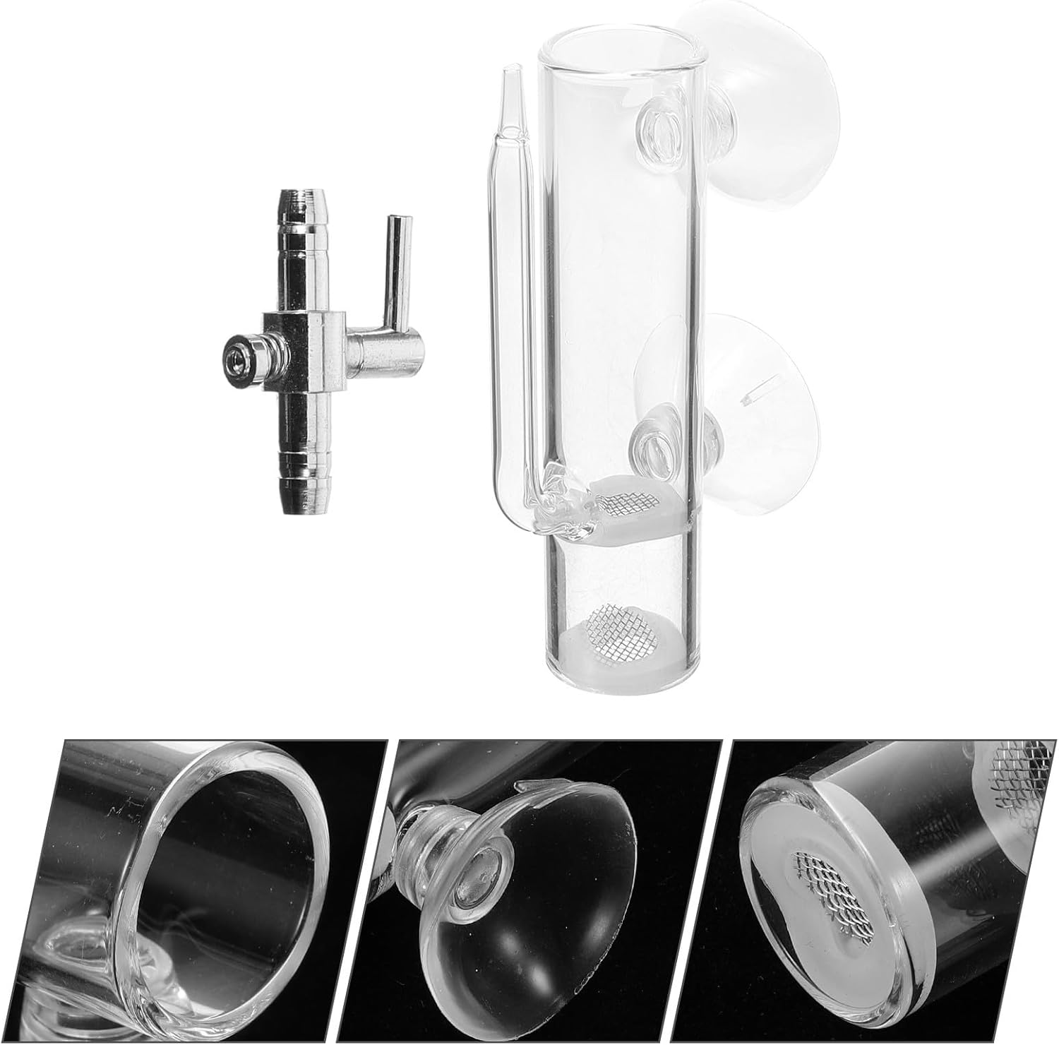 TOPPERFUN Glass Shrimp Egg Hatchery Aquarium Breeding Tube with Suction Incubator Box for Fish Tank Brine Shrimp Cultivation and Aquatic Pet Breeding image number 6