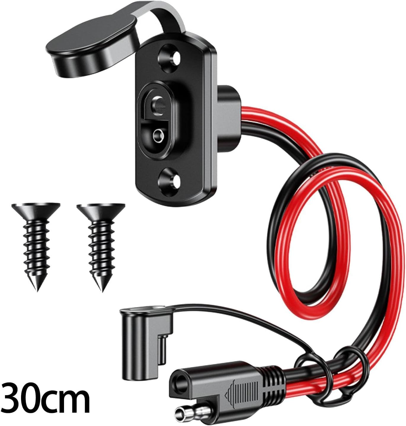 Ronyme SAE Extension Cable Battery Cables DC Power Automotive Heavy Duty Cable Connector SAE Plug Charging Cable Extension Cord for Tractor Harness image number 3