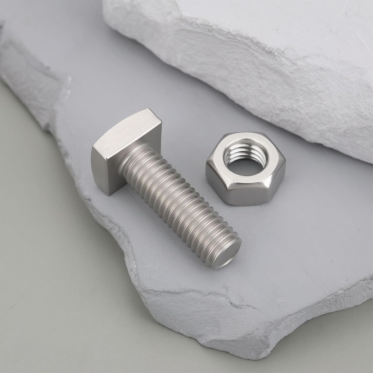 4Pcs M8X28Mm Battery Terminal Bolt Screw with Nuts for Cars Boats