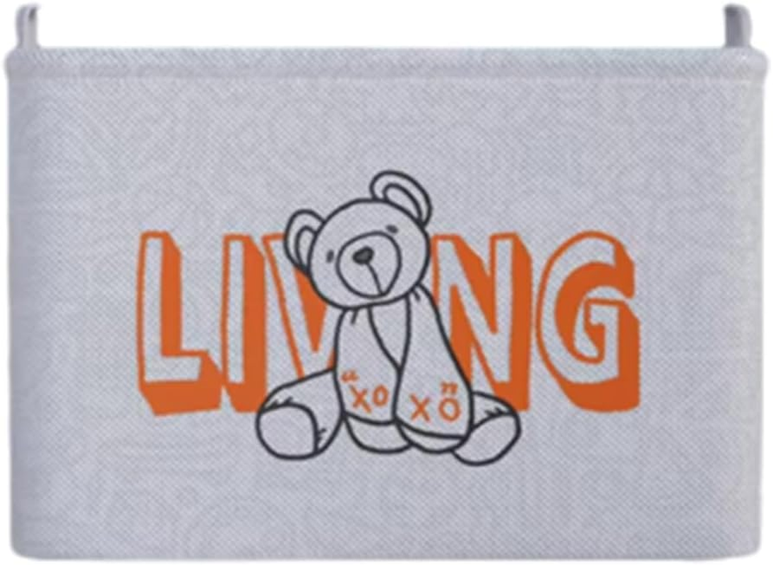 AIMALL Clothes Storage Box with Drawstring Closure Large Wardrobe Organiser for Clothes, Toys, and Sundries, Collapsible with Soft Handles