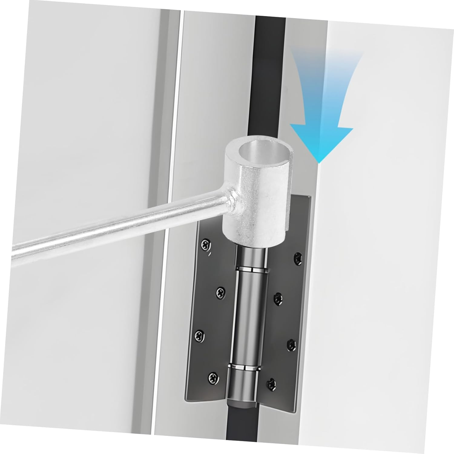 Cabilock 2Pcs Wrench Tool Heavy Duty Hinge Adjustment Spanner Wrench for Door Hinge Gap Repair image number 3