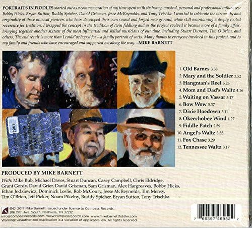 Portraits in Fiddles