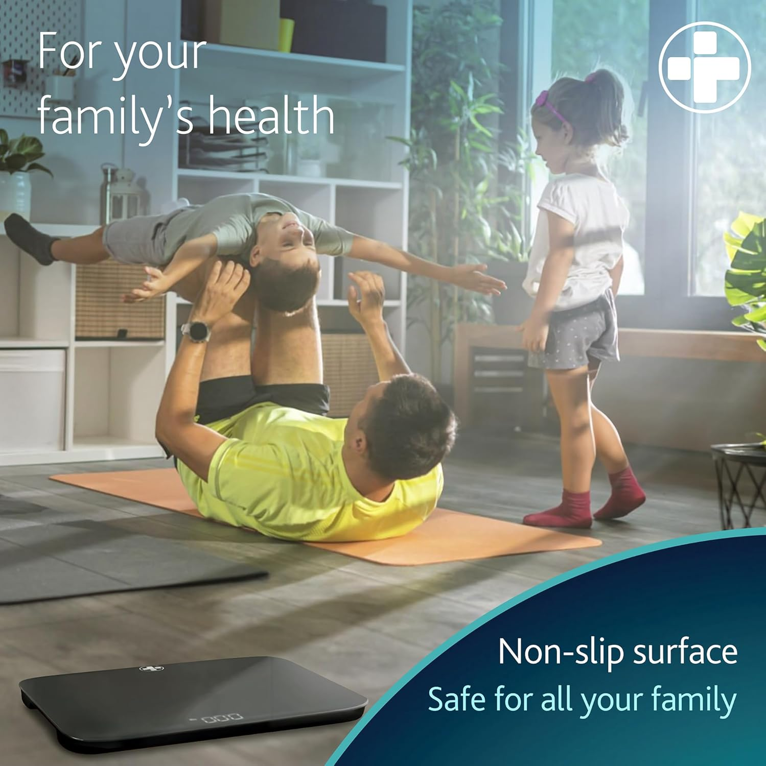 Reliance Medical Digital Body Weight Scale, Professional Weighing Scales with LED Display, Ultra Slim Design, Accurate Weight Management, Bathroom Scale, Size L 26Cm X W 26Cm X D 2.3Cm, Pack of 1 image number 2