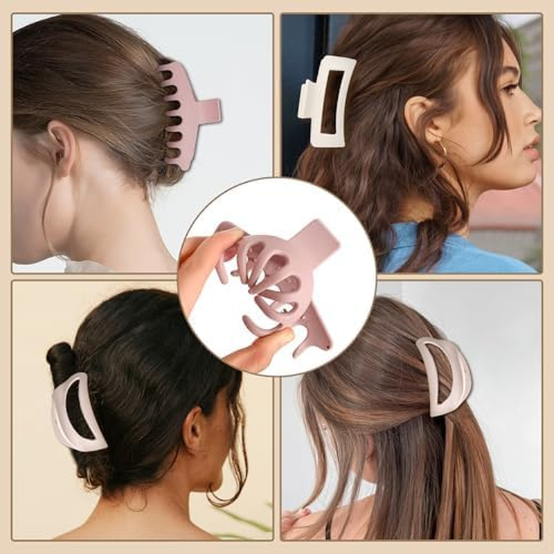 Xanthelle Silicone Hair Clips, 3-Piece Multi-Part Hair Clip & Hair Pins for Women, Soft Silicone Claw Clip for Fine Hair for Women & Girls image number 2