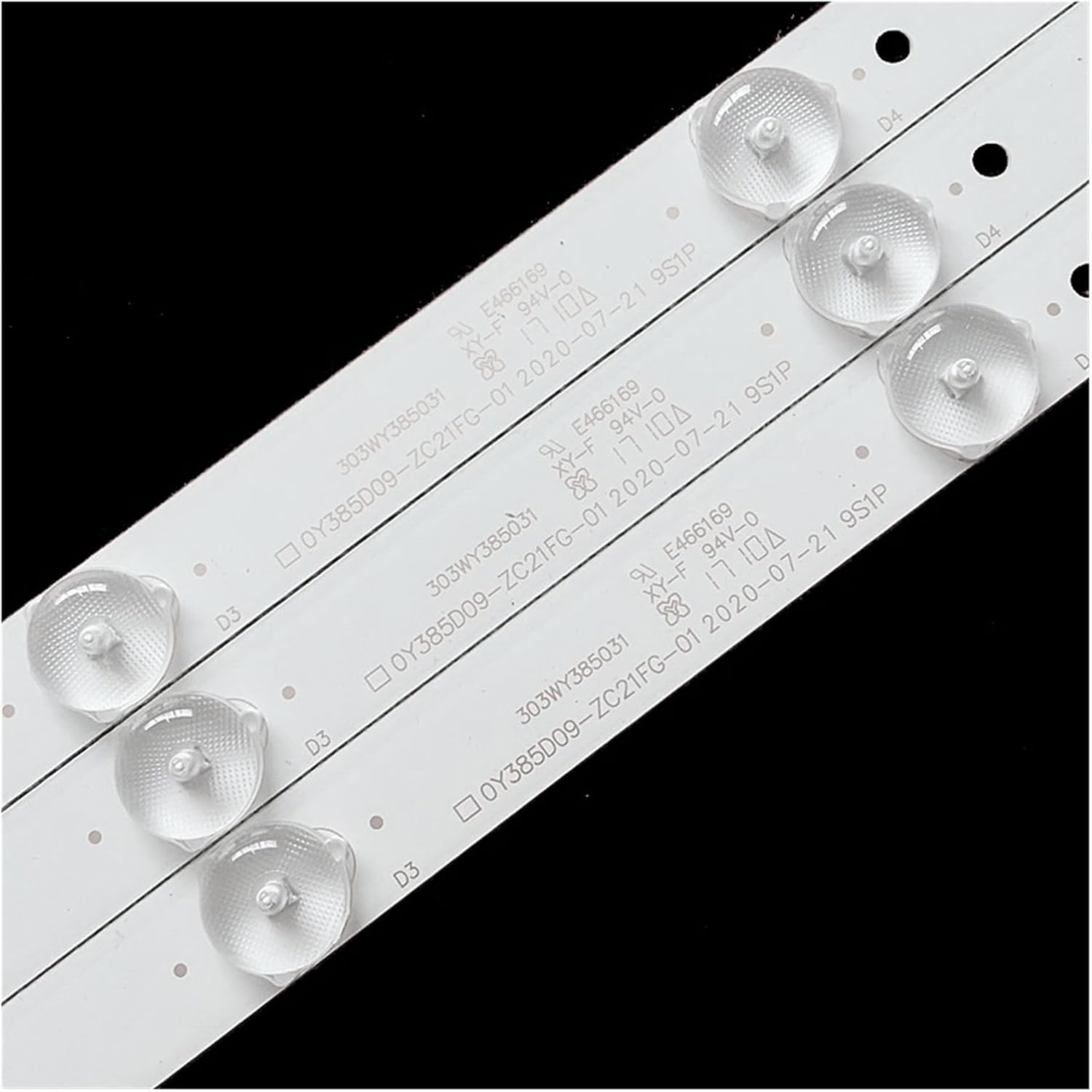3Pcs TV Backlight Strip for P.An/Da 39Inch OY385D09-ZC21FG-01 LE39D80SA Ph39N86Dsgw Ph39N86 LE39D80SA LE39F88S C39SD110 Ptv3915Led image number 1