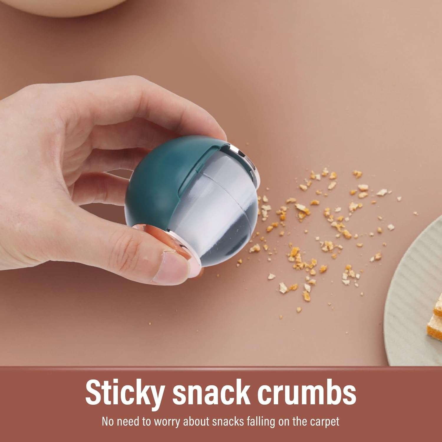 Lint Rolling Ball, Washable and Sturdy Lint Ball, Easy to Clean, Mini Reusable for Household (Green Gold) image number 6