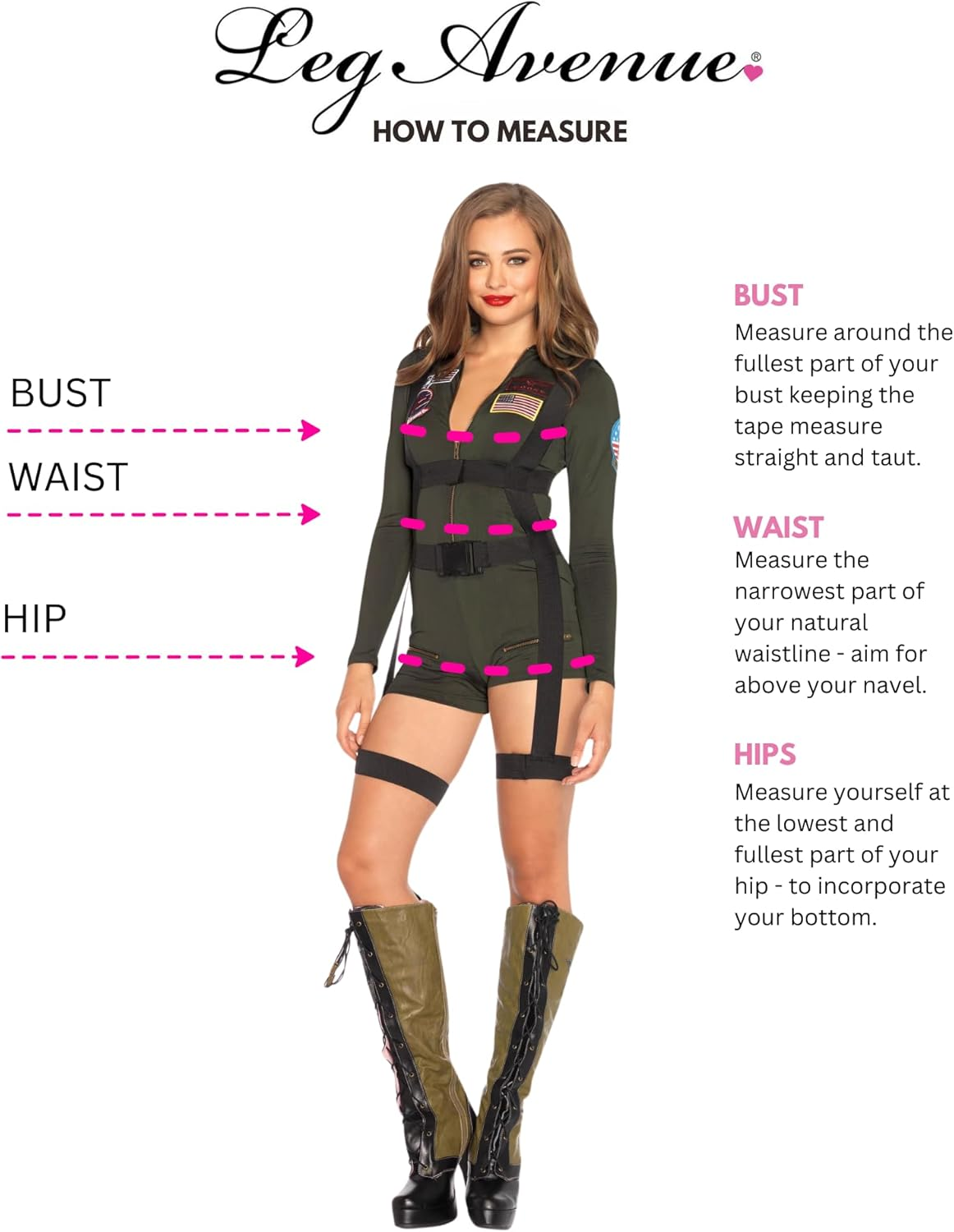 Leg Avenue Women'S Top Gun image number 2