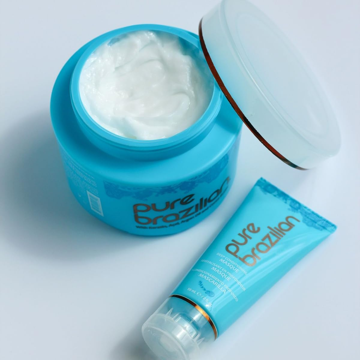 Pure Brazilian Deep Conditioning Masque, 236 Ml, Blue image number 4