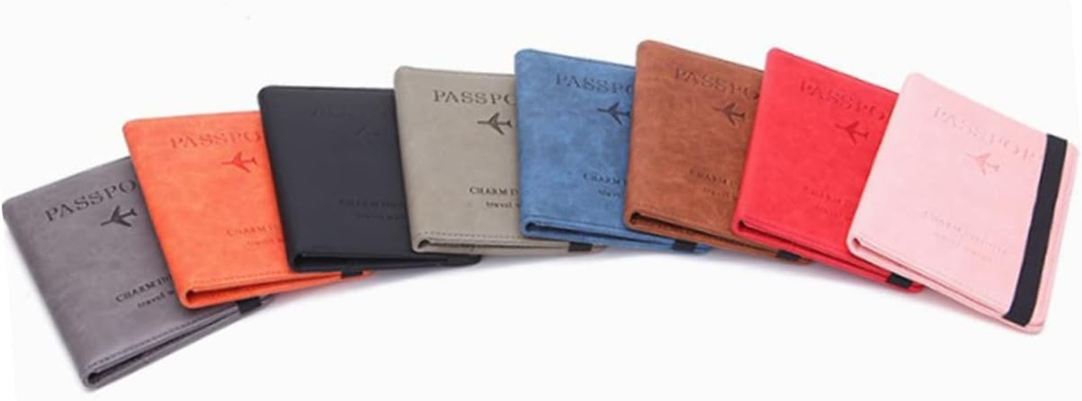 BUTIFULSIC Leather RFID Passport Wallet Women'S Handbag Rfid-Blocking Case Multi-Purpose Storage Bag Id Holder Credit Card Pocket for Friends