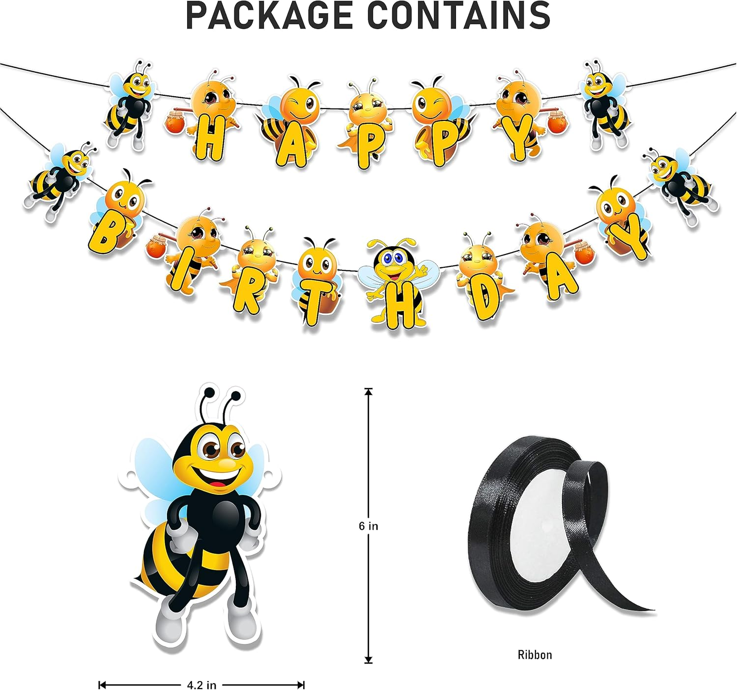 Bumblebee Happy Birthday Banner image number 4