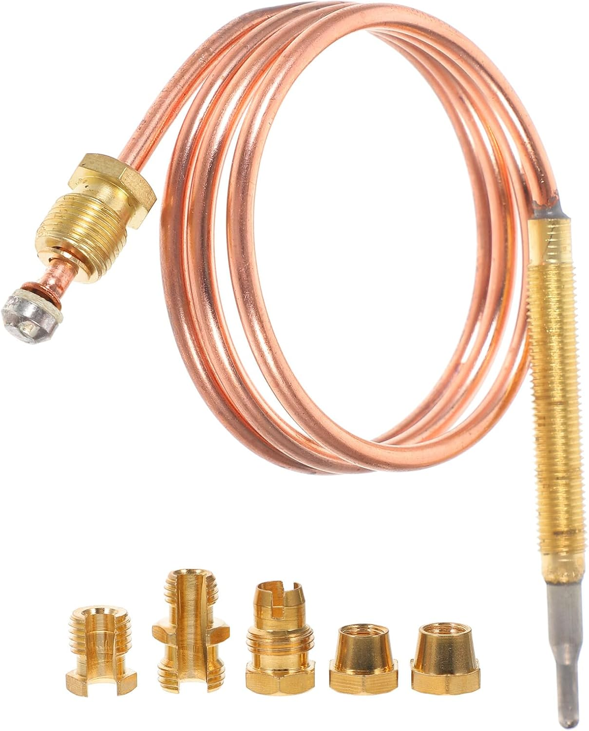 Fireplace Thermocouple Sensor for Oven Stove BBQ Grill Flameout Safety Probe with Precise Temperature Control Replacement Thermocouple for Heating Appliances image number 3