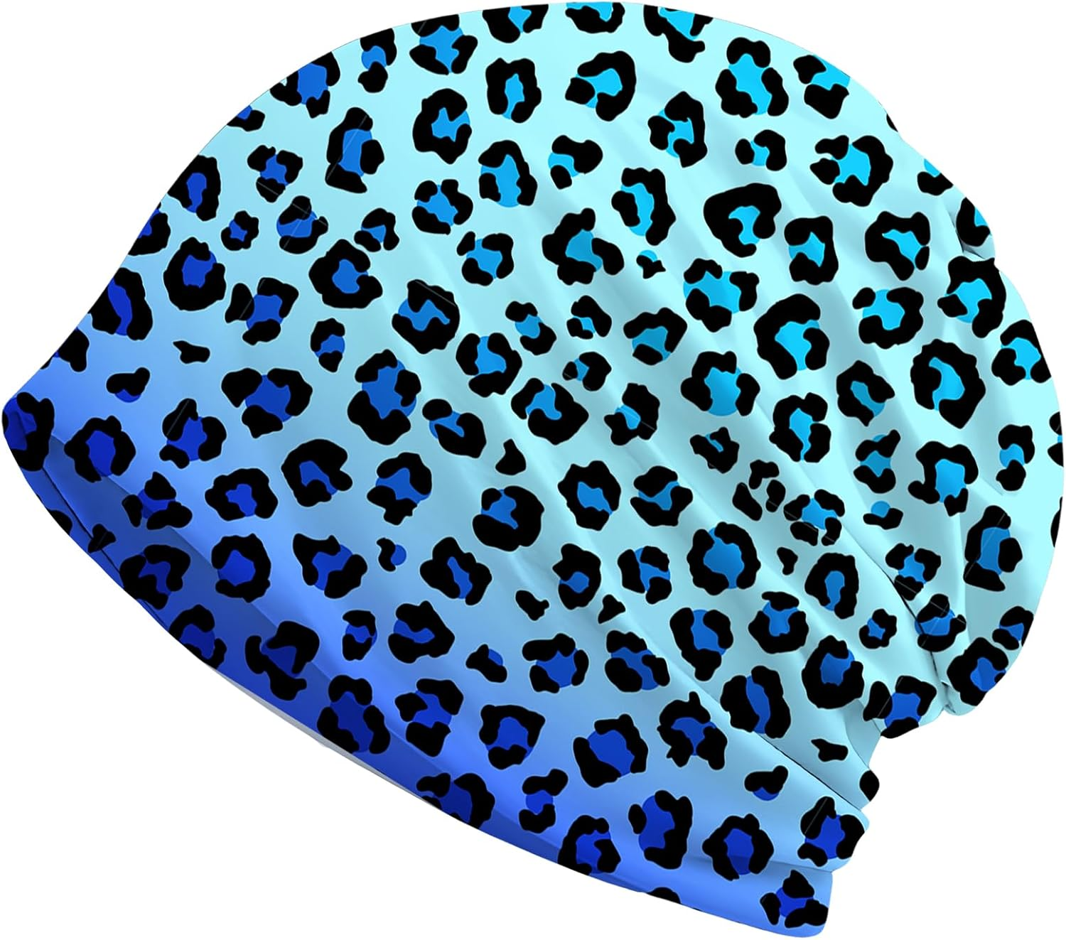 Abstract Neon Purple Women'S Slouchy Beanie Hat Cute Turban Hats Cancer Headwear Caps Baggy Skull Sleep Scarf