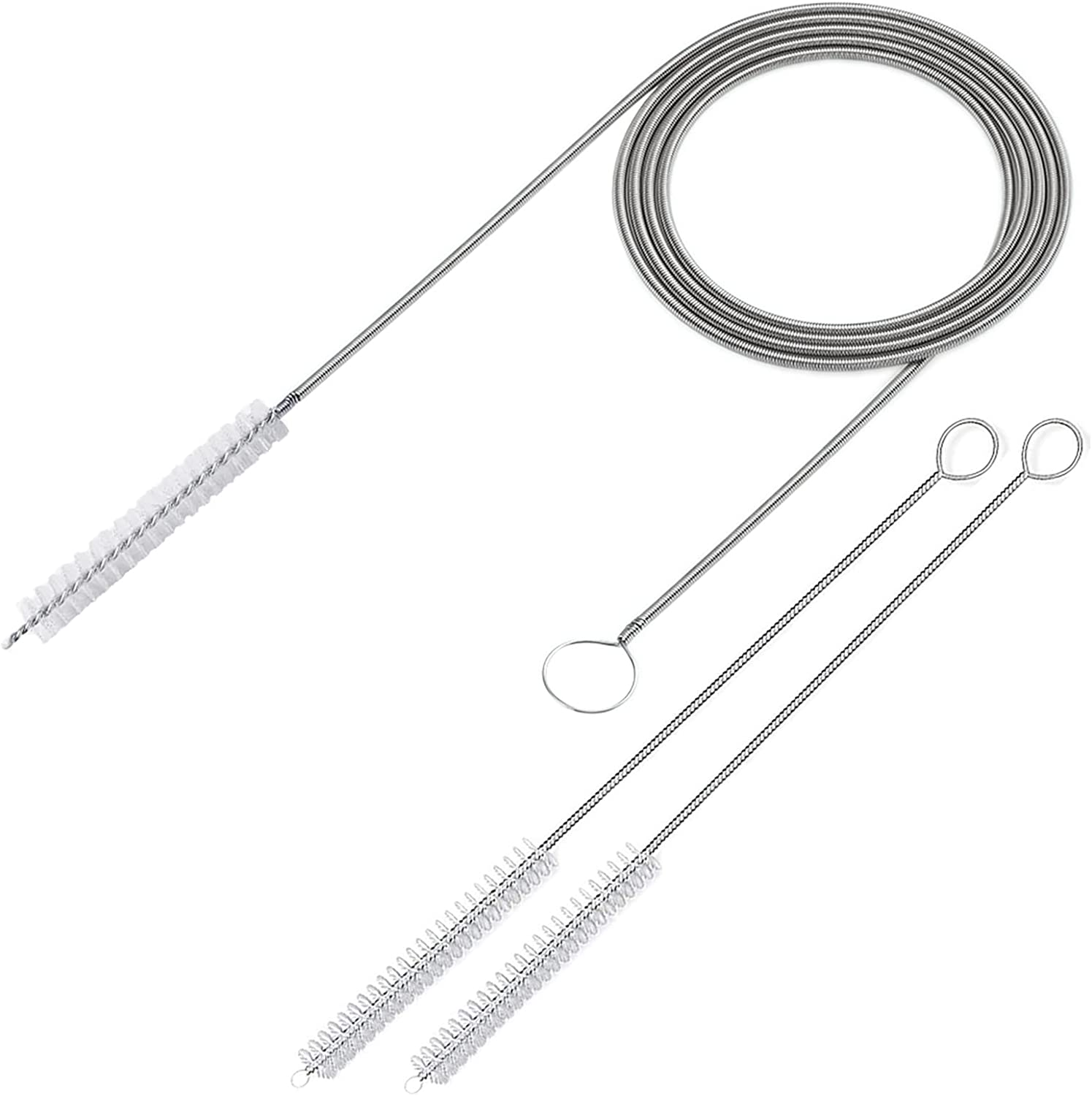 Long Wire Brush Sunroof Drain Cleaning Tool for Car and Fridge 60-Inch X 2/5 Inch image number 4