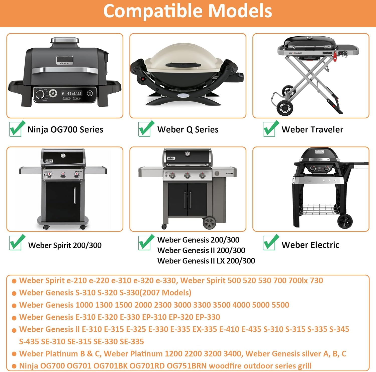 Grease Tray Liners Compatible with Weber 6415 Grill Drip Pans, Disposable Aluminum BBQ Grease Tray Liners Fits for Weber Spirit, Genesis and Genesis II LX 200/300 Series, 20 Pack, 21.6Cm X 15.2Cm image number 5