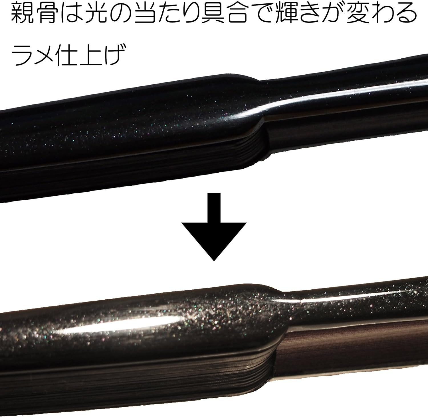 169006 Folding Fan, Handmade, Men'S, Short Fabric, Silk Fan, Bone Color, Black Dye, 8.7 Inches (22 Cm), 40 Intermediate Ribs, Laser Treatment, Checkered Pattern, Purple image number 1