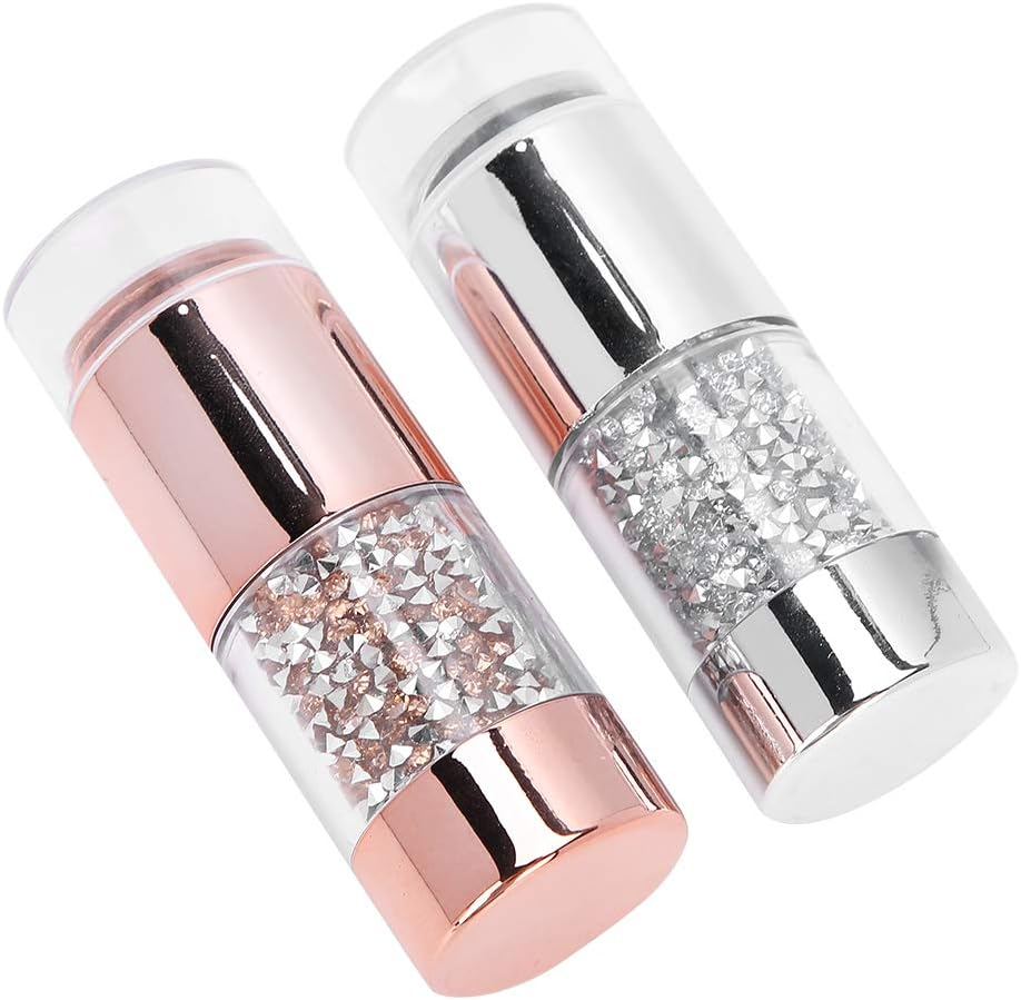 Double Head Nail Stampers Printing Scrapers Manicure Stamping Kit Silicone Stampers for Nail Art Lovers for Home Nail DIY image number 5