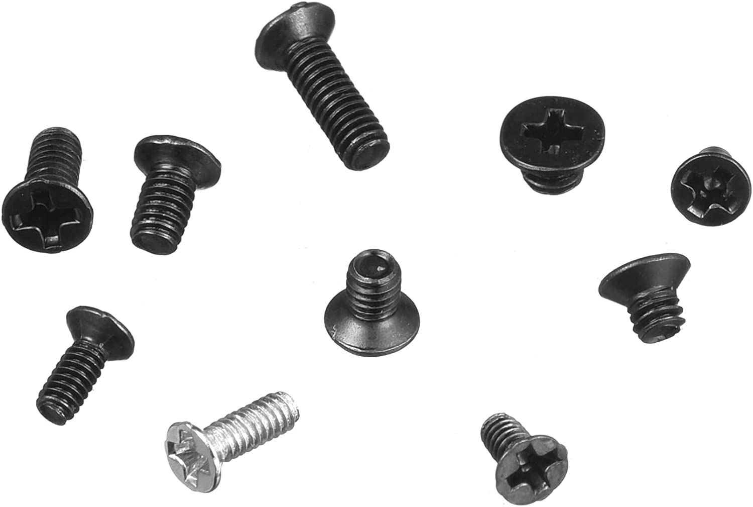 Yenghome 498 Pcs M2 M2.5 M3 Notebook Computer Laptop Screws Repair Replacement Kit,Flat Head PC Screw Assortment,Countersunk Repair Accessory image number 4