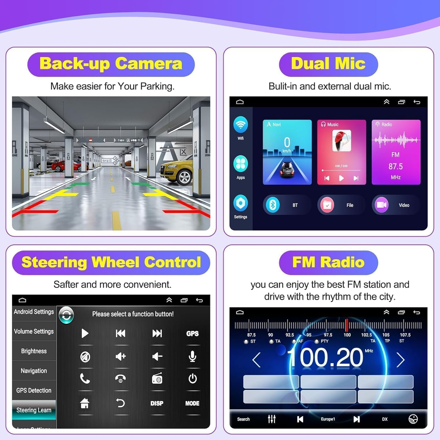4G+64G Android 12 Car Radio for Honda CRV 2007-2011, 9'' Head Unit Stereo with Wifi/5G, Wireless Carplay+Android Auto, GPS Navigation, Bluetooth5.2, 1080P Rear Camera, Touch Screen, SWC, FM Radio