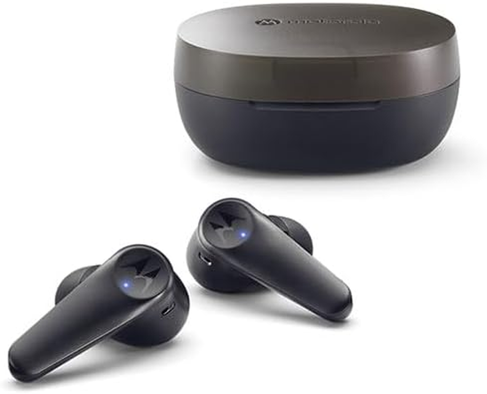 Motorola Buds 600 Headset Wireless Noise Cancelling Technology Snapdragon Sound 6 Microphone Control TATTILE CHIMATE E Music CUSTODIA DI RICARICA Wireless USB-C Black Brand image number 3