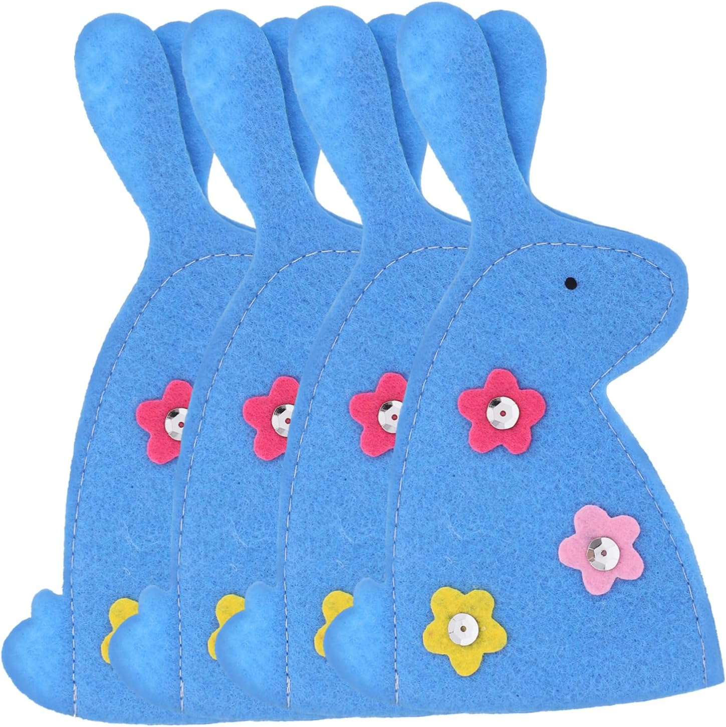 UTHCLO Cute Easter Sleeves Nonwoven Fabric Easter Covers Shape Holders Festive Decor for Easter