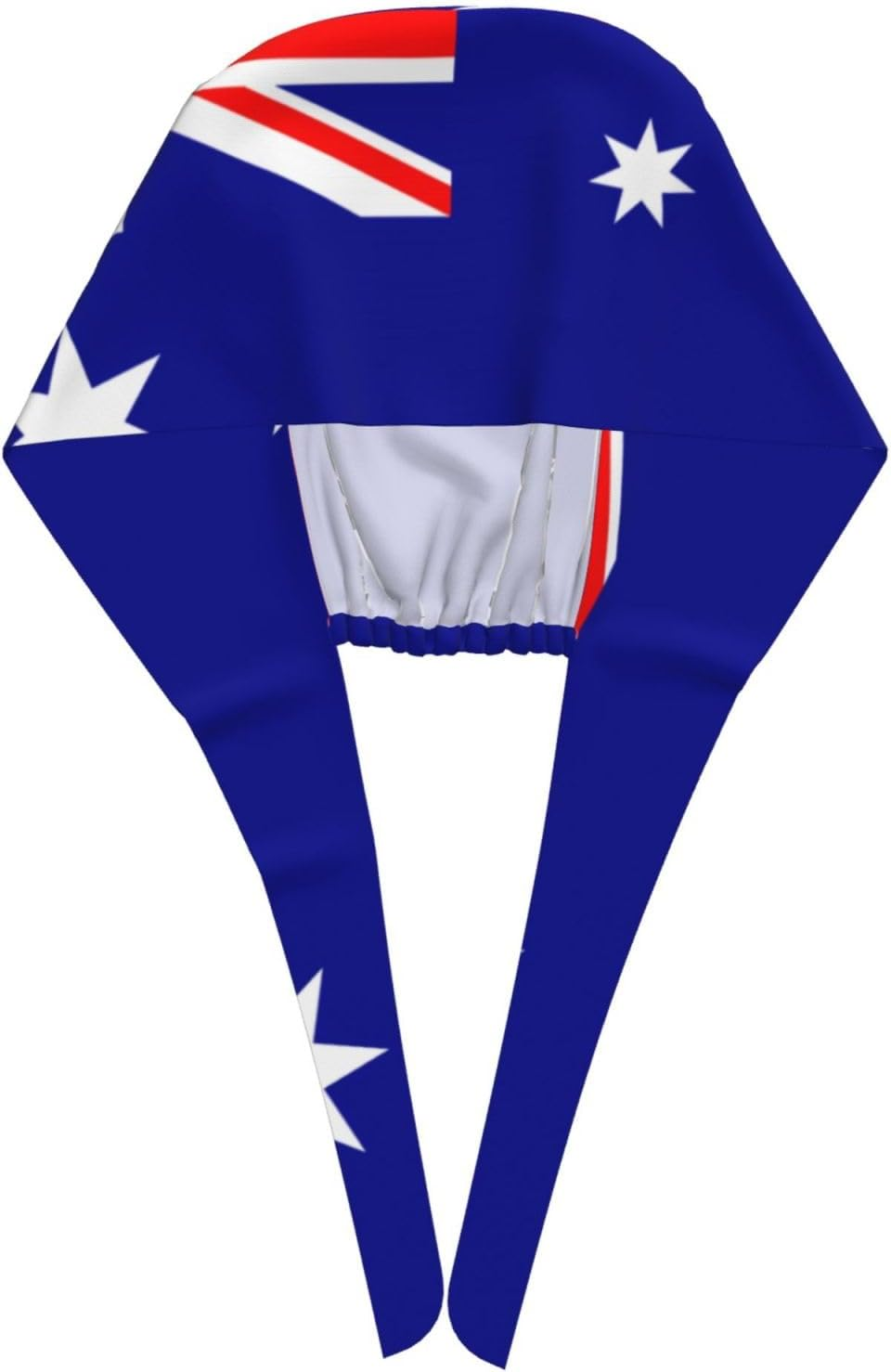 WHJDPP Australian Flag Printing Cleaning Working Cap Chef Hat for Women and Men, for Surgical, Nursing Black image number 3