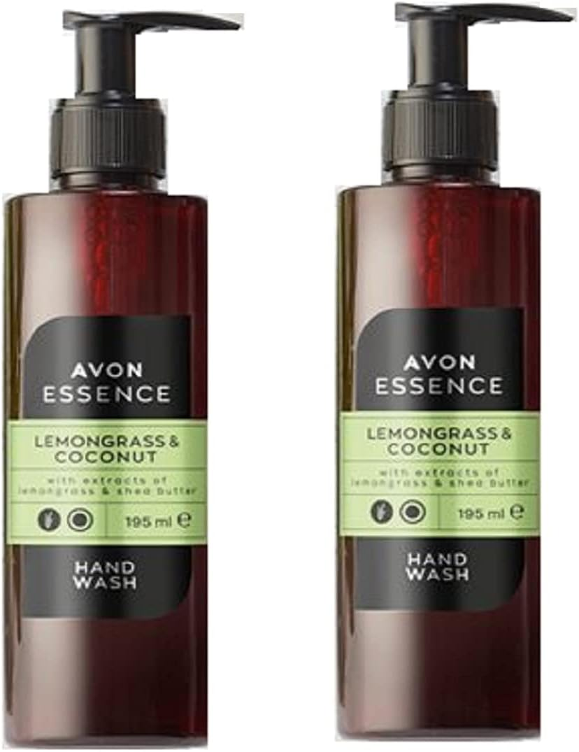 Pack of 2 Avon Lemongrass and Coconut Hand Wash 195Ml = 390Ml