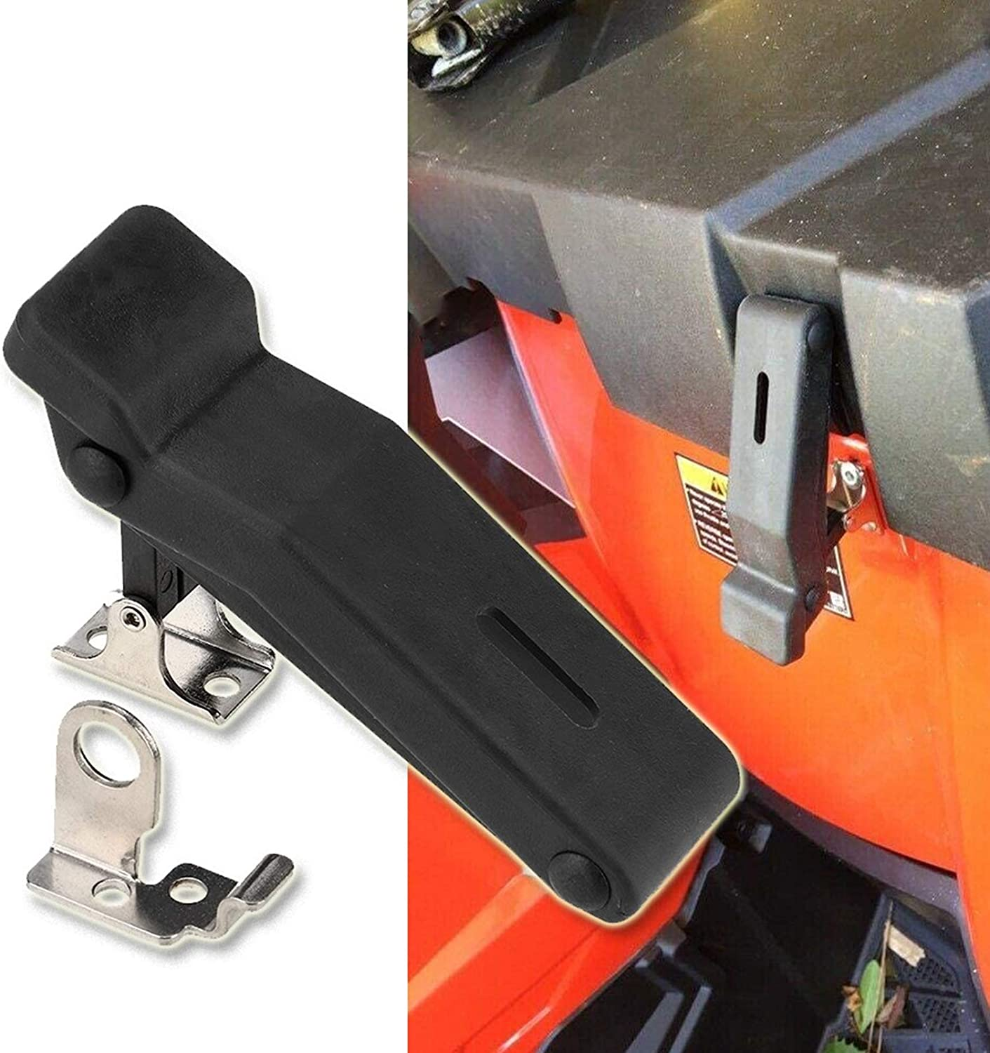 2Pcs Front Storage Rack Rubber Latch Fit for Polaris Sportsman 450 570 850 Touring ETX 7081927 image number 3