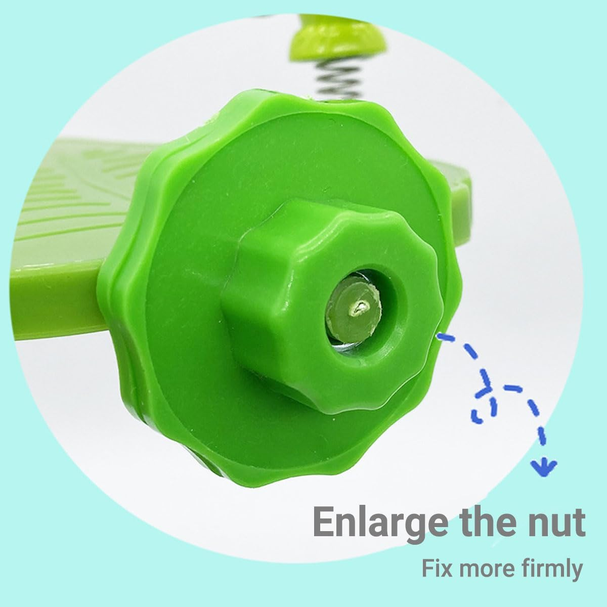 AIMALL Natural Bionic Bird Perch Platform with Bell & Mirror, Parrot Cage Toy - Non-Slip Large Nut Design, Chewable Play Stand for Parakeets, Cockatiels & Small Birds image number 1