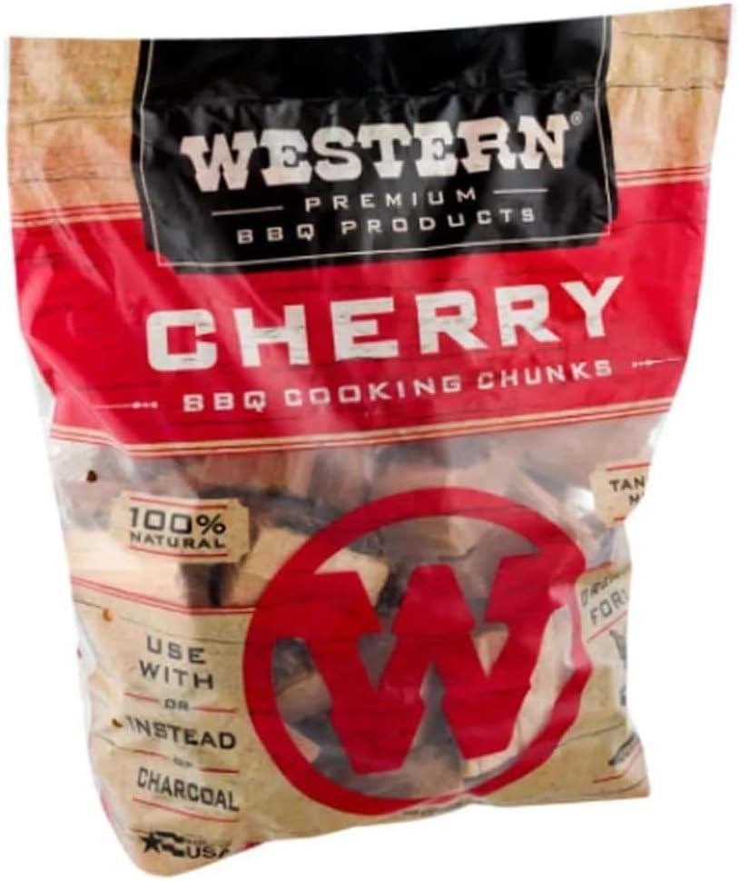 Western Cherry BBQ Cooking Wood Chunks, 549 Cubic Inches image number 4