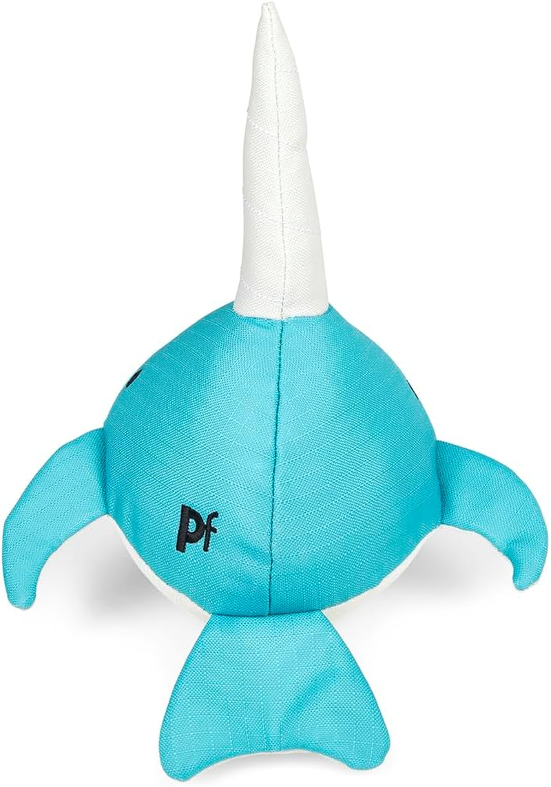 Petface Planet Ocean Cycle Niya Narwhal Plush Dog Toy (Pack of 1) image number 4