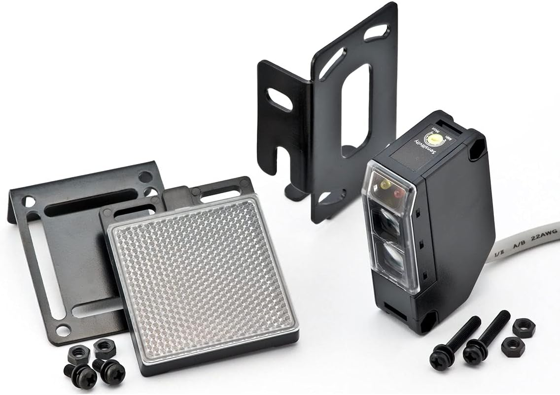 APC Retro Reflective Ptohocell Photoelectric Beam Sensor Reflactor Gate Garage image number 2