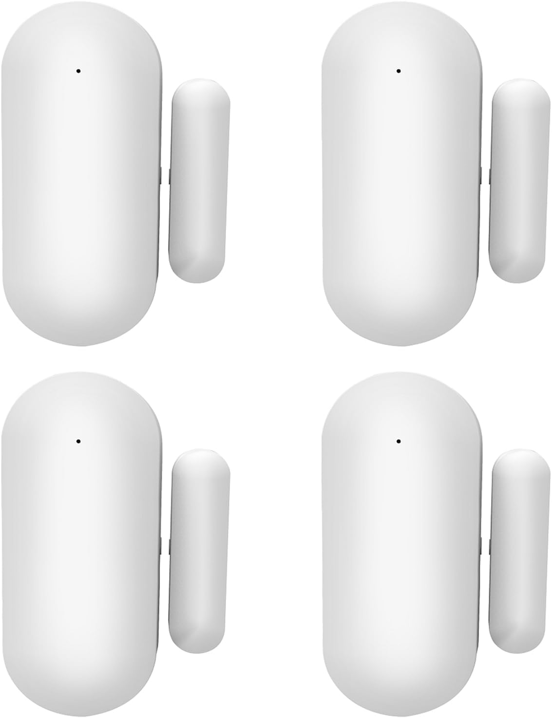 YUEKU Wifi Door Sensors Alarms Contact Wireless Door Window Magnet Entry Detector Sensor for Home Security APP Tuya（2Pcs）