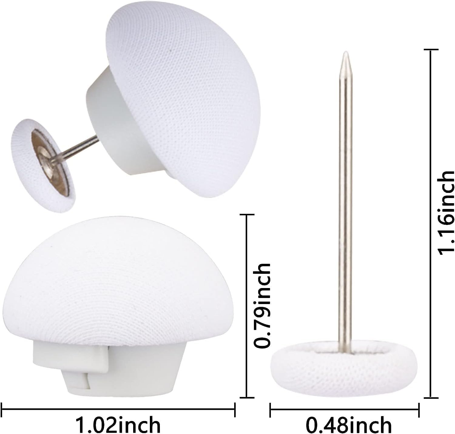 Duvet Pins, 16 Pcs Reusable Fixing Buckle Non-Slip Quilt Holder Sheet Holder Quilt Cover Clip, Keeps Comforter from Shifting for Fixing Bed Sheets, Fixing down Duvet Socks image number 6