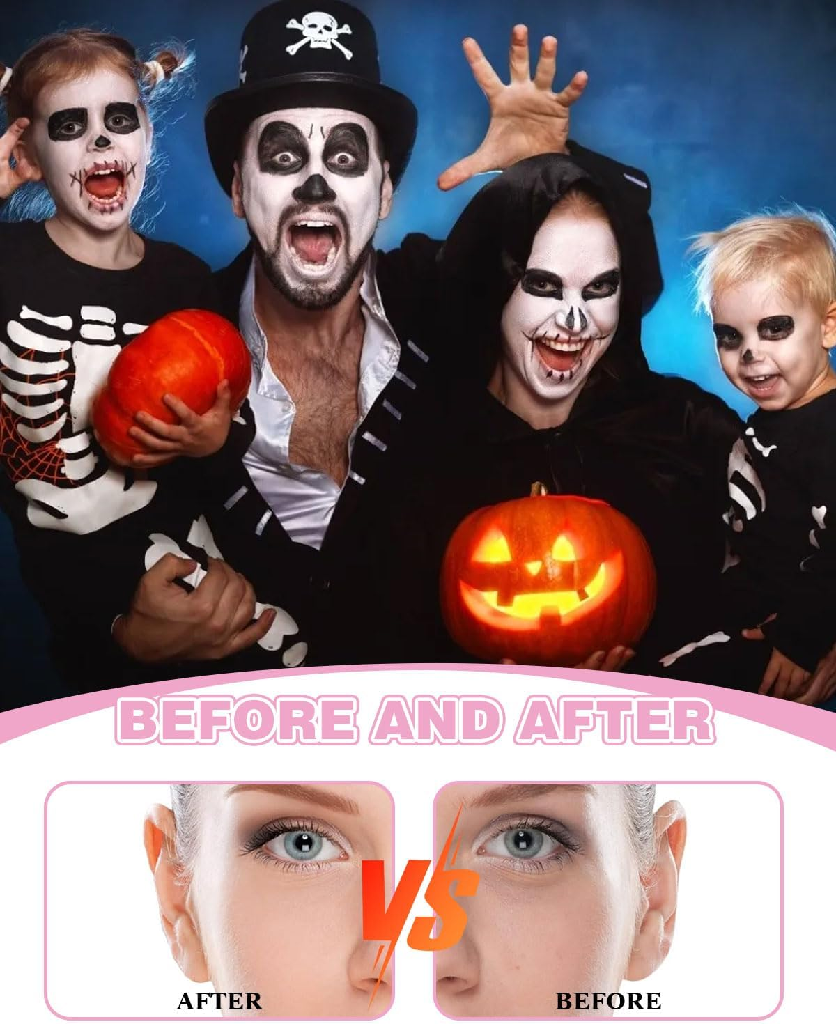 FUGLUS 72-Piece Make-Up Sponge Set, Latex-Free Cosmetic Sponges, Beauty Blender for Foundation, Powder, Sun Protection and Cream image number 3