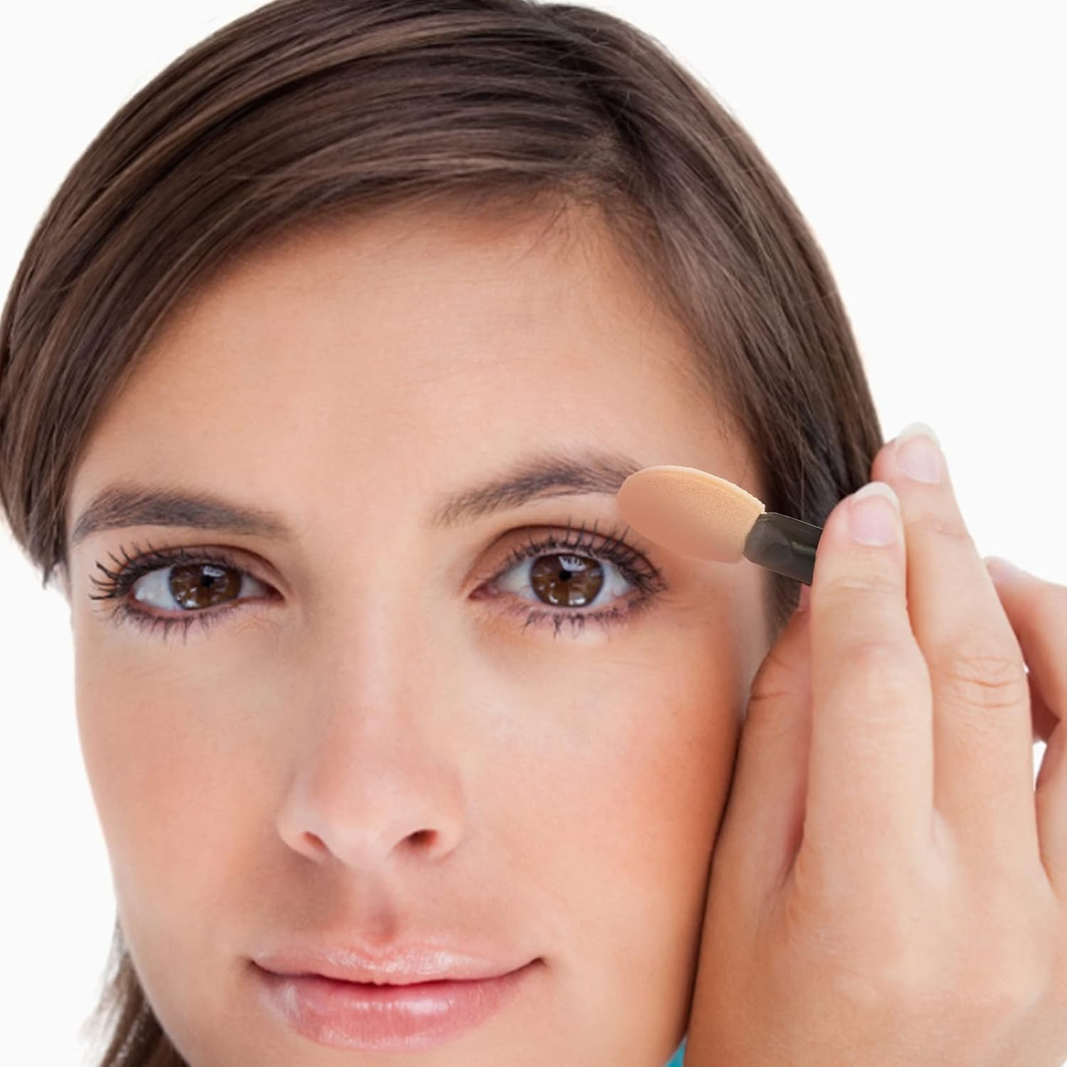 30Pcs Dual Sided Oval Sponge Eyeshadow Applicator - Disposable Brush for Eye Makeup, Eyeliner, Arts Crafts, DIY Nail Art - Beauty Tool image number 5