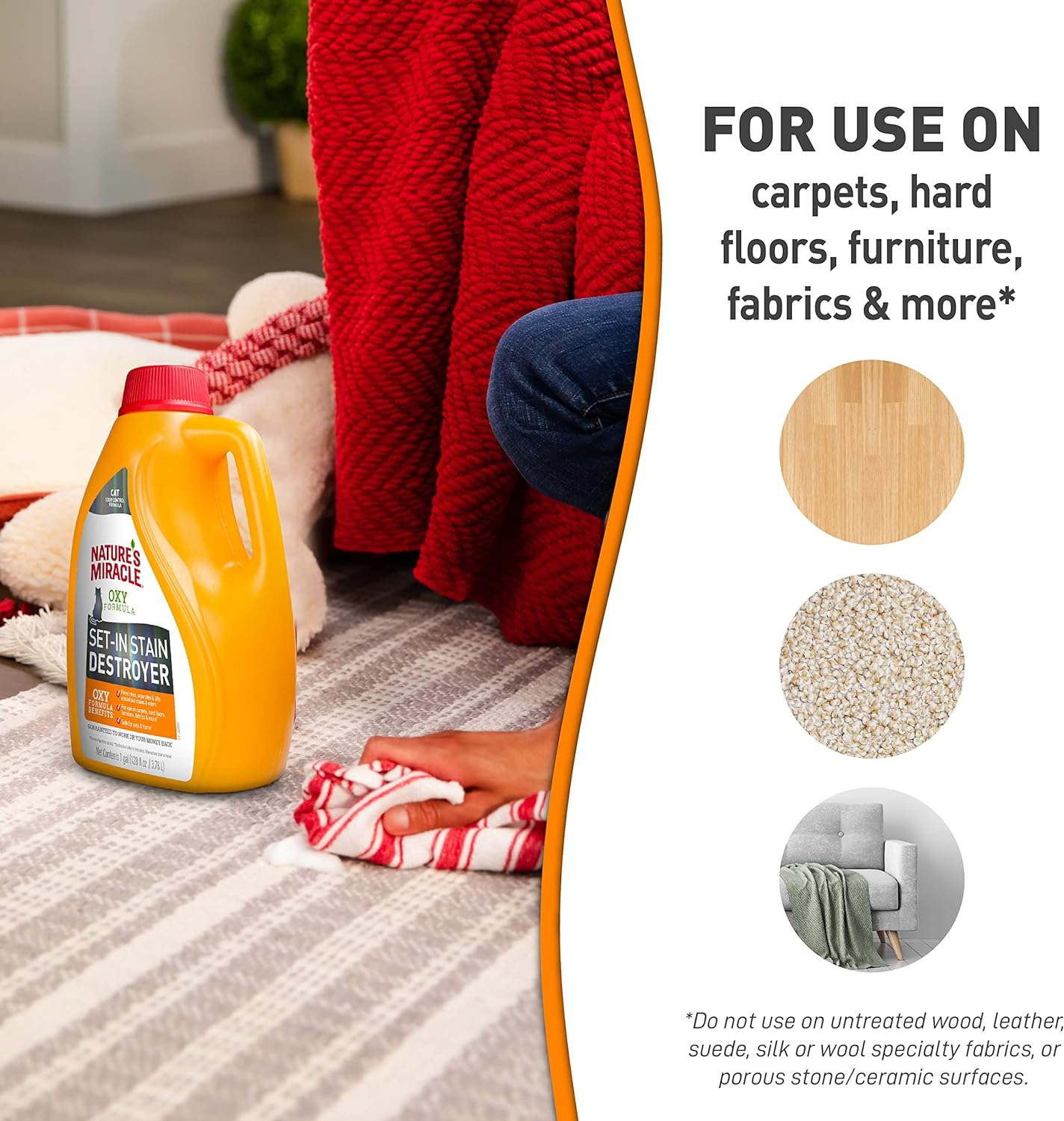 Nature'S Miracle Oxy Formula Set-In Stain Destroyer for Cat 3.78 Litre image number 1