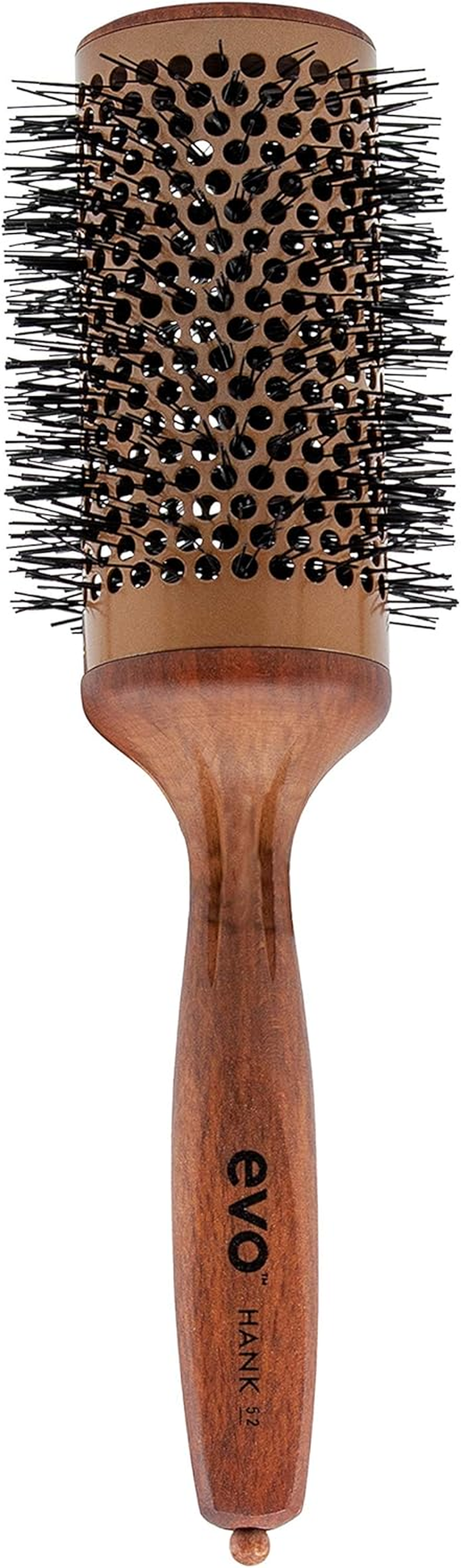Evo Hank Ceramic Vent Radial Brush - Improves Manageability & Reduces Blow-Drying Time - Volumising Hair Brush - 52Mm image number 2