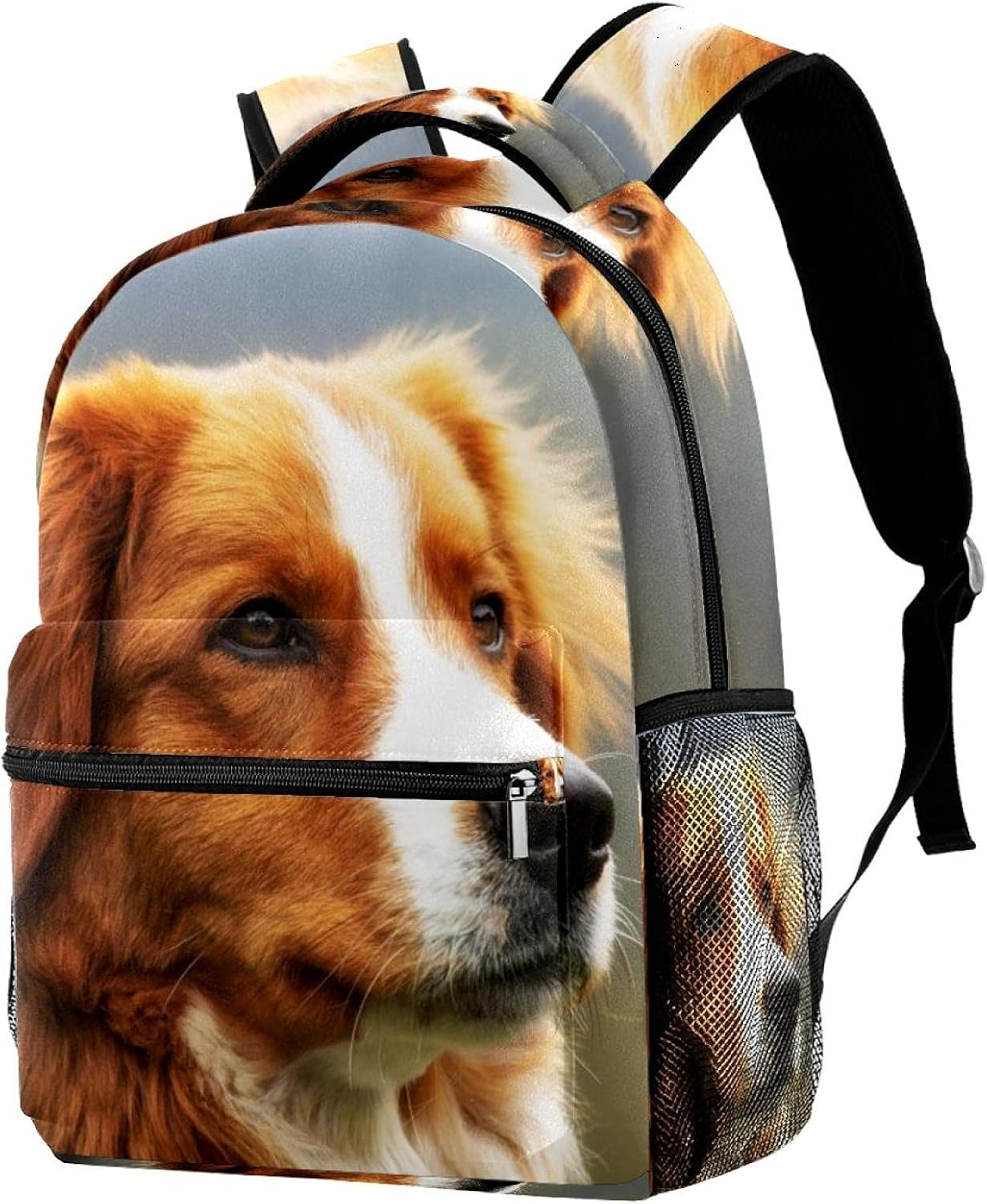 Dog Animal World Backpack Students Shoulder Bags Travel Bag College School Tote Backpacks image number 4