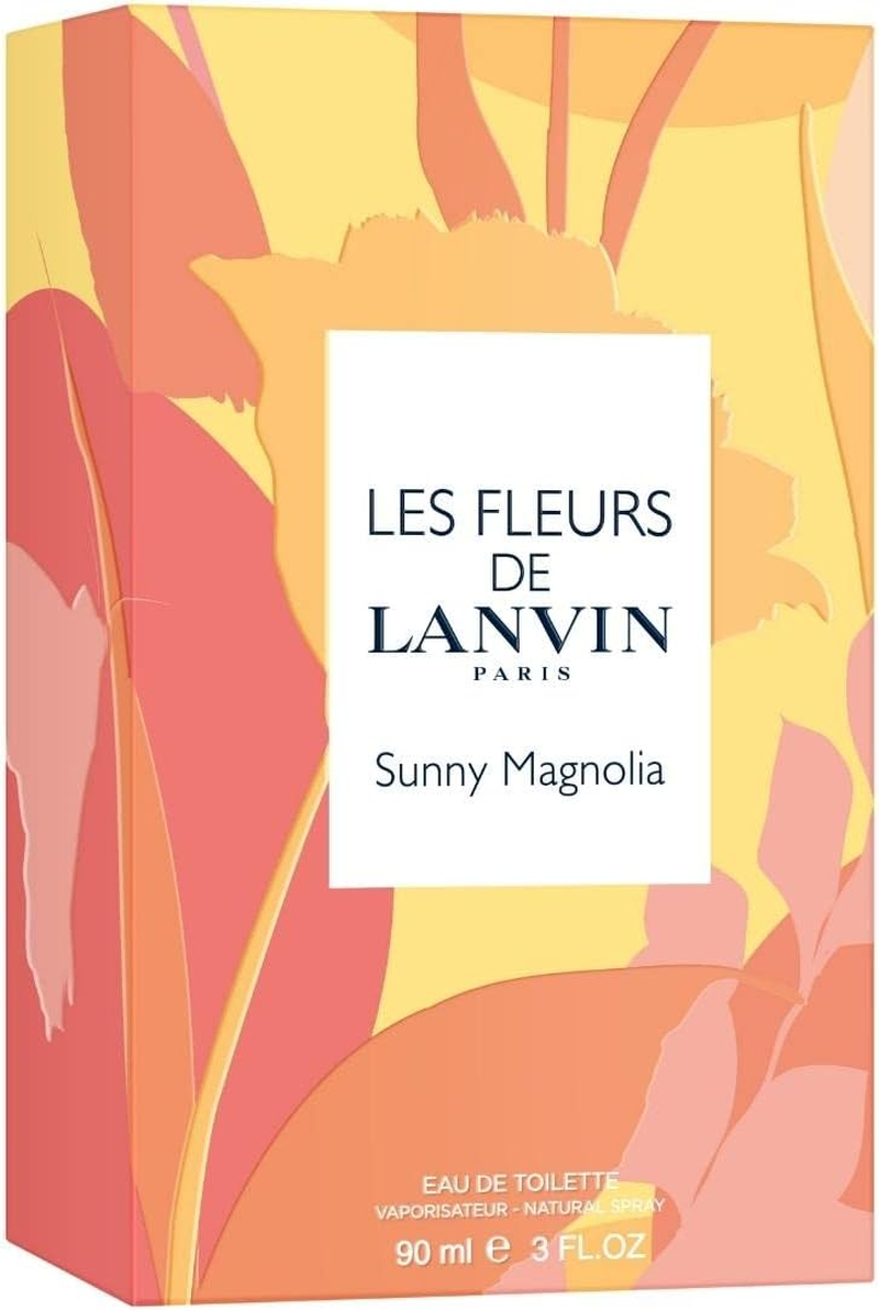 Les Fleurs De Lanvin Sunny Magnolia by Lanvin Eau De Toilette Spray 3 Oz for Women image number 3